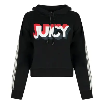 Juicy Couture JWTKT179637 | Hooded Pullover Černá