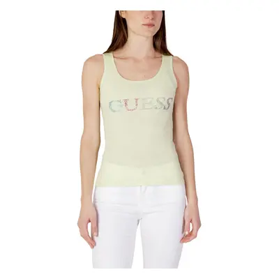 Guess COLORFUL LOGO TANK TOP W3GP43K9I51 Zelená