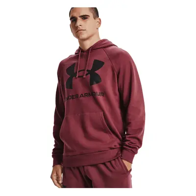 Under Armour Rival Fleece Big Logo Hoodie Bordó