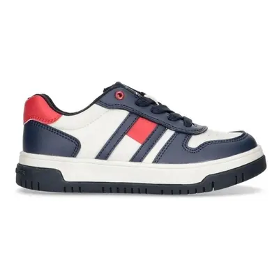 Tommy Hilfiger FLAG LOW CUT LACE-UP SNEA Modrá