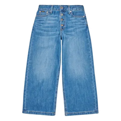 Polo Ralph Lauren WIDE LEG-JEANS-WIDE Modrá