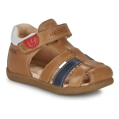 Geox B SANDAL MACCHIA BOY Hnědá