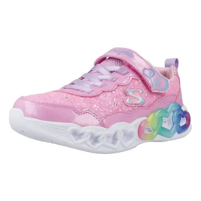 Skechers INFINITE HEART LIGHTS - FRE Růžová