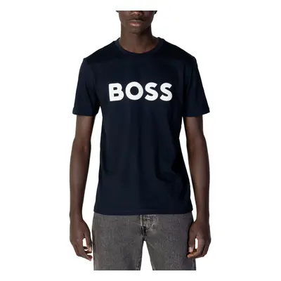 BOSS JERSEY THINKING 1 50481923 Modrá