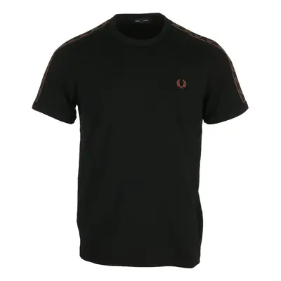 Fred Perry Contrast Tape Ringer Černá