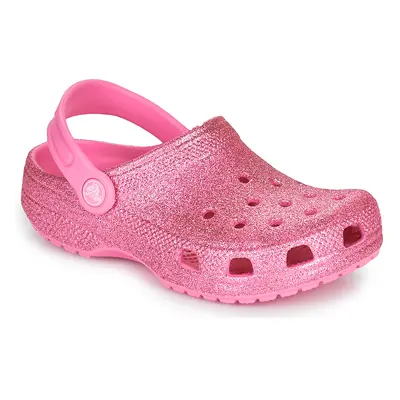 Crocs CLASSIC GLITTER CLOG K Růžová