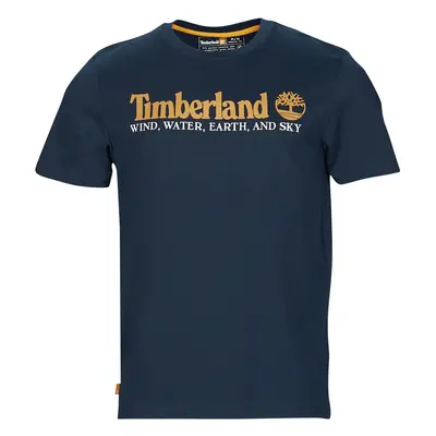 Timberland Wind Water Earth And Sky SS Front Graphic Tee Tmavě modrá