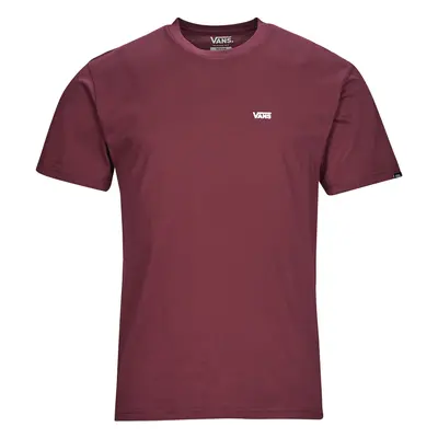 Vans MN LEFT CHEST LOGO TEE Červená