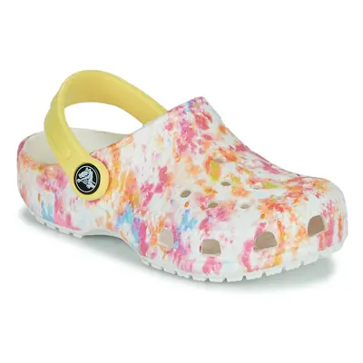 Crocs CLASSIC CLOG  creative dye Bílá