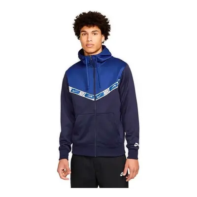 Nike M NSW REPEAT PK FZ HOODIE Modrá