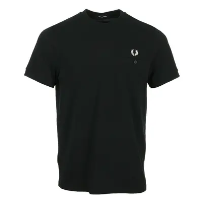 Fred Perry Pocket Detail Pique Shirt Černá