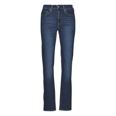 Levis 724 HIGH RISE STRAIGHT Modrá