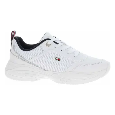 Tommy Hilfiger Dámská obuv FW0FW078180K5 White-Space Blue Bílá