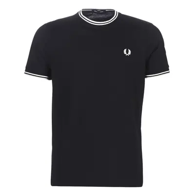 Fred Perry TWIN TIPPED T-SHIRT Černá