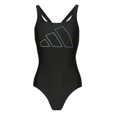 adidas Big Bars X-Back Swimsuit Černá