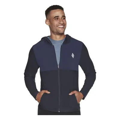 Skechers Ultra Go Lite Full Zip Hoodie Modrá