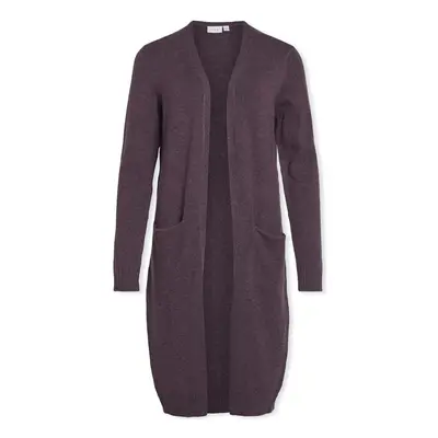 Vila Noos Ril Long Cardigan - Plum Perfect Fialová