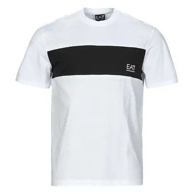 Emporio Armani EA7 ATHLETIC COLORBLOCK TSHIRT Bílá