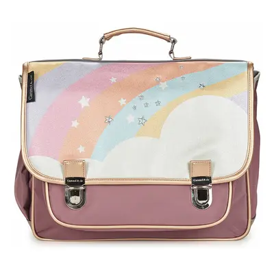 CARAMEL & CIE CARTABLE 38 CM ARC EN CIEL ETOILE ruznobarevne