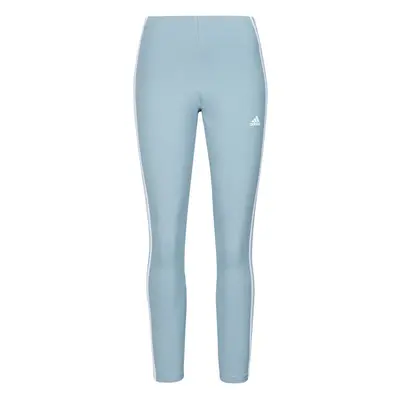 adidas Essentials 3-Stripes High-Waisted Single Jersey Leggings Modrá