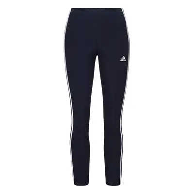 adidas Essentials 3-Stripes High-Waisted Single Jersey Leggings Tmavě modrá