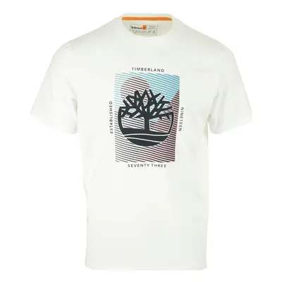 Timberland Graphic Branded Tee Bílá