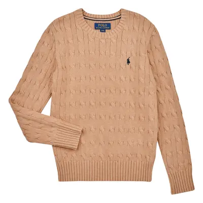 Polo Ralph Lauren LS CABLE CN-TOPS-SWEATER Béžová