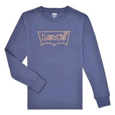 Levis LVB ROPE BATWING LS TEE Modrá