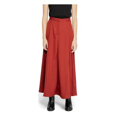 Vero Moda VMTARA HW ANCLE SKIRT BOO 10311428 Hnědá