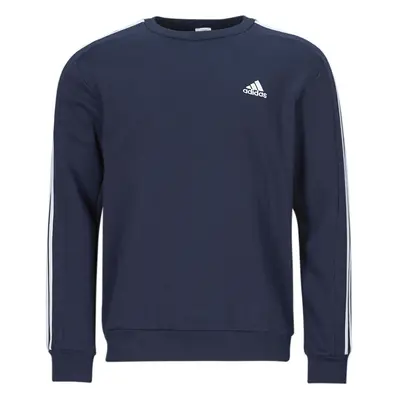 adidas Essentials Fleece 3-Stripes Sweatshirt Tmavě modrá