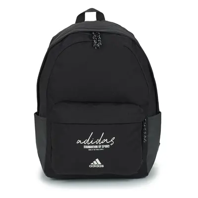 adidas Brand Love Allover Print Classic Backpack Černá