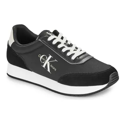 Calvin Klein Jeans RETRO RUNNER LOW MIX MTL Černá