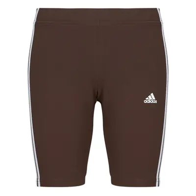 adidas Essentials 3-Stripes Bike Shorts Hnědá