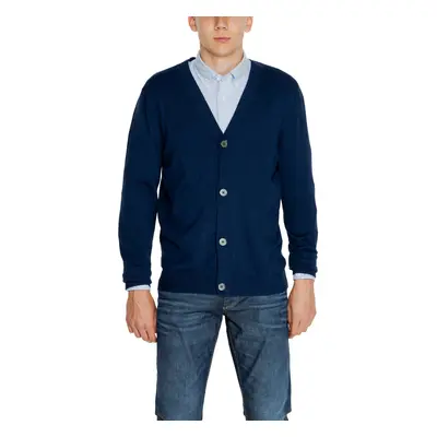 Jack & Jones JJEEMIL KNIT BUTTON CARDIGAN NOOS 12257492 Modrá