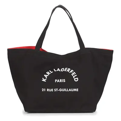 Karl Lagerfeld RUE ST GUILLAUE CANVAS TOTE Černá