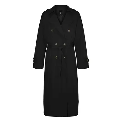 Vero Moda VMCHLOE LONG TRENCHCOAT GA NOOS 10300263 Černá