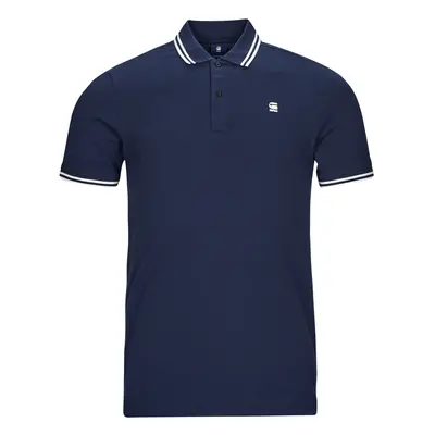 G-Star Raw dunda slim stripe polo s\s Modrá