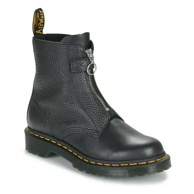 Dr. Martens 1460 FRONT ZIP BLACK WANAMA Černá