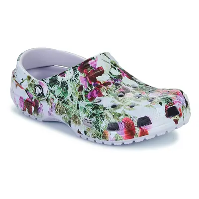 Crocs Classic Photoreal Floral Clog Šedá