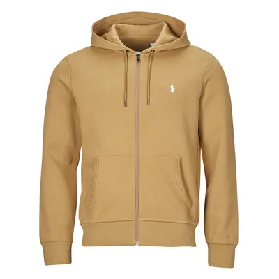 Polo Ralph Lauren SWEATSHIRT ZIPPE EN DOUBLE KNIT TECH Béžová