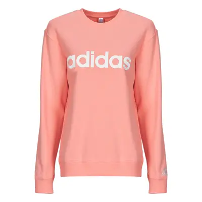 adidas Essentials Linear French Terry Sweatshirt Růžová