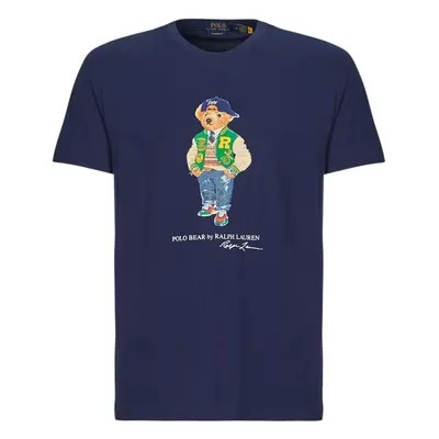 Polo Ralph Lauren T-SHIRT AJUSTE EN COTON POLO BEAR Tmavě modrá