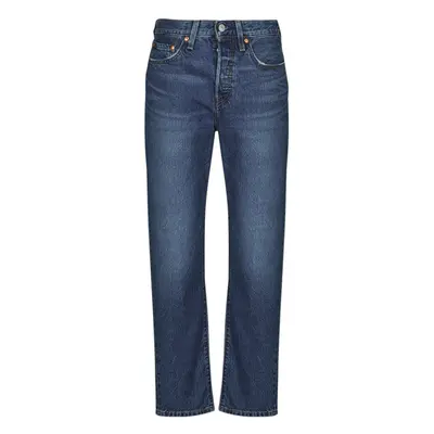 Levis 501® CROP LIGHTWEIGHT Modrá