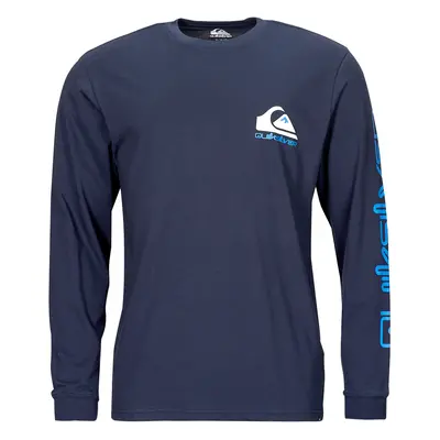 Quiksilver COMP LOGO LS Tmavě modrá