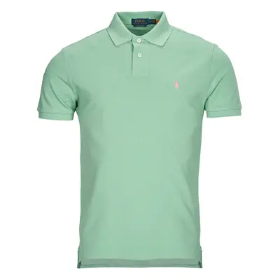 Polo Ralph Lauren POLO AJUSTE DROIT EN COTON BASIC MESH Zelená