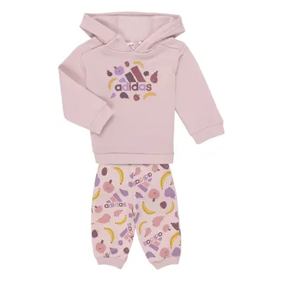 adidas Essentials Allover Print Jogger Set Růžová