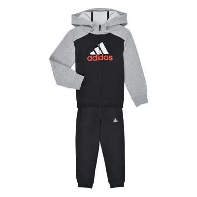 adidas Essentials Big Logo Fleece Track Suit Šedá