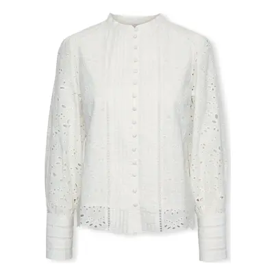 Y.a.s YAS Noos Alessia Shirt L/S - Star White Bílá