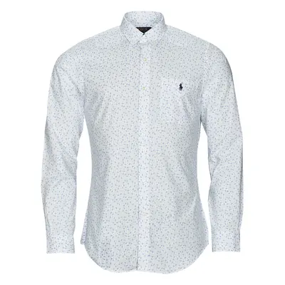 Polo Ralph Lauren Z223SC11-SLBDPPPKS-LONG SLEEVE-SPORT SHIRT Bílá