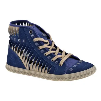 Fornarina Sneaker Mid Bulloni Modrá